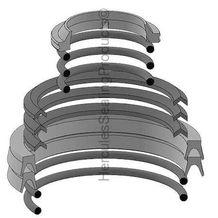 Vickers - After Market Parts Hydraulic Cylinder Repair Kit- SK-I-V-5-2.500X4.000 PNEUMATIC 6332U-033-P